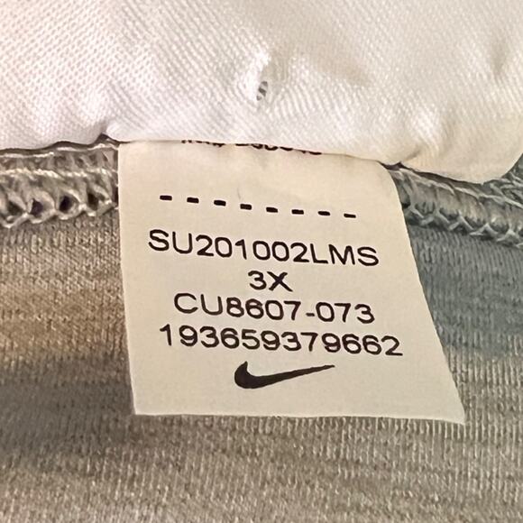 Nike Yoga Women's Plus Sz Grey Ruched Calf Yoga 7/8 Tights NWOT - Picture 16 of 16